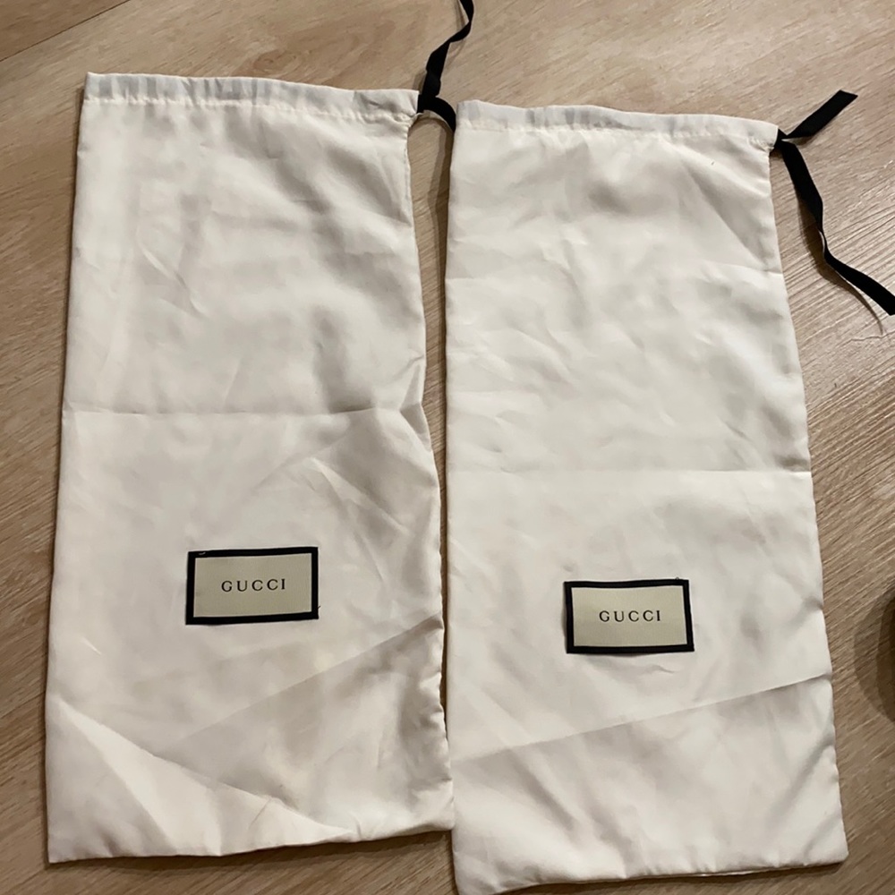 Gucci shoes dust bag
